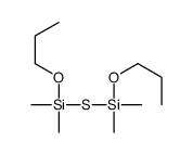 [dimethyl(propoxy)silyl]sulfanyl-dimethyl-propoxysilane结构式