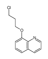 1-chloro-3-(8-quinolyloxy)propane Structure