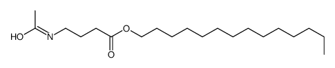 tetradecyl 4-acetamidobutanoate Structure