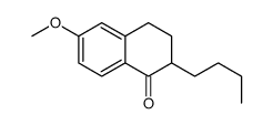 2-Butyl-6-methoxy-3,4-dihydro-1(2H)-naphthalenone Structure
