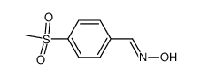 4-(methylsulfonyl)benzaldehyde oxime Structure