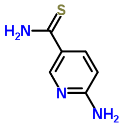6-Amino-3-pyridinecarbothioamide Structure
