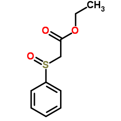 Ethyl (phenylsulfinyl)acetate Structure