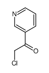 2-氯-1-(吡啶-3-基)乙酮结构式
