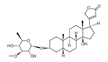 3β-[(6-Deoxy-3-O-methyl-β-D-glucopyranosyl)oxy]-14-hydroxy-5β-card-20(22)-enolide picture