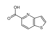 噻吩并[3,2-b]吡啶-5-羧酸结构式