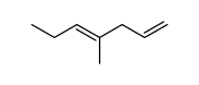 4-methyl-1,4-heptadiene Structure