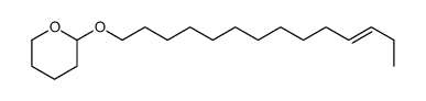 (E)-tetrahydro-2-(11-tetradecenyloxy)-2H-pyran结构式