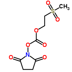 2-(Methylsulfonyl)ethyl N-succinimidyl carbonate Structure