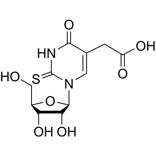 5-Carboxymethyl-2-thiouridine结构式
