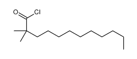 2,2-dimethyldodecanoyl chloride Structure