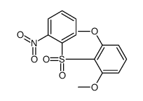 1,3-dimethoxy-2-(2-nitrophenyl)sulfonylbenzene结构式