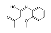 N-(2-methoxyphenyl)-3-oxobutanethioamide结构式