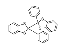 2-phenyl-2-(2-phenyl-1,3-benzodithiol-2-yl)-1,3-benzodithiole结构式