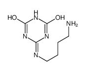 6-(4-aminobutylamino)-1H-1,3,5-triazine-2,4-dione结构式