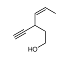 3-ethynylhex-4-en-1-ol Structure