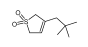 3-(2,2-dimethylpropyl)-2,5-dihydrothiophene 1,1-dioxide结构式