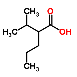 rac 2-异丙基戊酸(丙戊酸钠杂质C)结构式