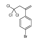 1-bromo-4-(4,4,4-trichlorobut-1-en-2-yl)benzene结构式