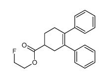 2-fluoroethyl 3,4-diphenylcyclohex-3-ene-1-carboxylate Structure