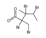 1,2,3,4-tetrabromo-3-methyl-2-nitropentane结构式