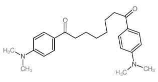 1,8-Octanedione,1,8-bis[p-(dimethylamino)phenyl]- (8CI) Structure