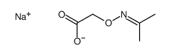 sodium [[(1-methylethylidene)amino]oxy]acetate structure