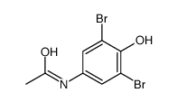 N-(3,5-dibromo-4-hydroxyphenyl)acetamide Structure