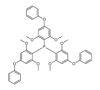 tris(2,6-dimethoxy-4-phenoxyphenyl)phosphane Structure