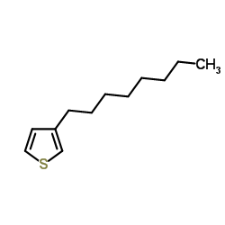3-Octylthiophene Structure