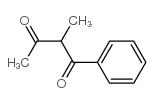 2-甲基-1-苯基-1,3-丁二酮结构式