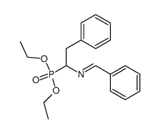diethyl (1-(benzylideneamino)-2-phenylethyl)phosphonate结构式