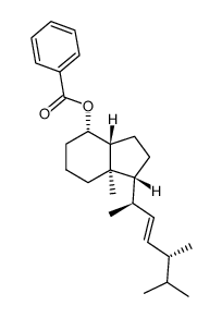 Benzoic acid 7a-methyl-1-(1,4,5-trimethyl-hex-2-enyl)-octahydro-inden-4-yl ester Structure