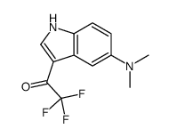 1-[5-(dimethylamino)-1H-indol-3-yl]-2,2,2-trifluoroethanone结构式