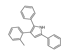 3-(2-methylphenyl)-2,5-diphenyl-1H-pyrrole结构式