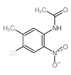 N-(4-chloro-5-methyl-2-nitro-phenyl)acetamide Structure