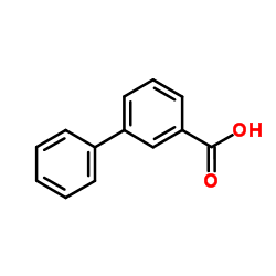 3-Biphenylcarboxylic acid structure