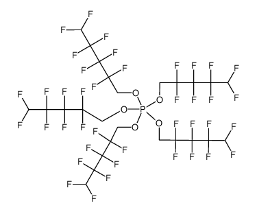 pentakis-(2,2,3,3,4,4,5,5-octafluoro-pentyloxy)-λ5-phosphane结构式