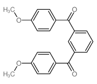 [3-(4-methoxybenzoyl)phenyl]-(4-methoxyphenyl)methanone结构式