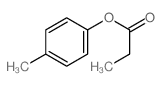 丙酸-4-甲基苯(酚)酯结构式