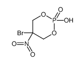 5-bromo-2-hydroxy-5-nitro-1,3,2λ5-dioxaphosphinane 2-oxide Structure