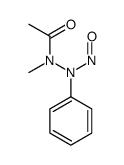 Acetic acid, 1-methyl-2-nitroso-2-phenylhydrazide Structure
