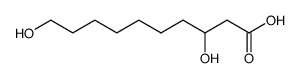 3,10-hydroxydecanoic acid Structure