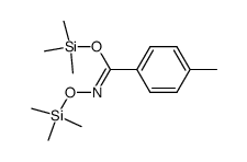 trimethylsilyl 4-methyl-N-((trimethylsilyl)oxy)benzimidate Structure