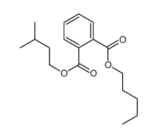 Isopentyl pentyl phthalate structure