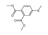 dimethyl 4-methylthiophthalate Structure