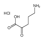 5-amino-2-oxovaleric acid hydrochloride结构式