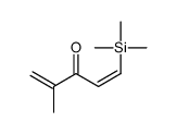 4-methyl-1-trimethylsilylpenta-1,4-dien-3-one结构式