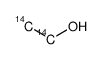 (14)C-ethyl alcohol结构式