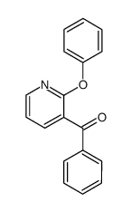 (2-phenoxypyridin-3-yl)(phenyl)methanone Structure